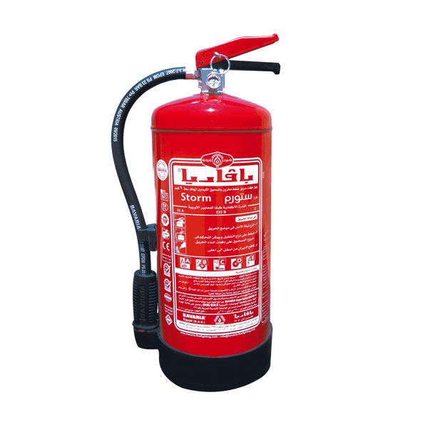 owder fire extinguishing device, capacity 12 kg